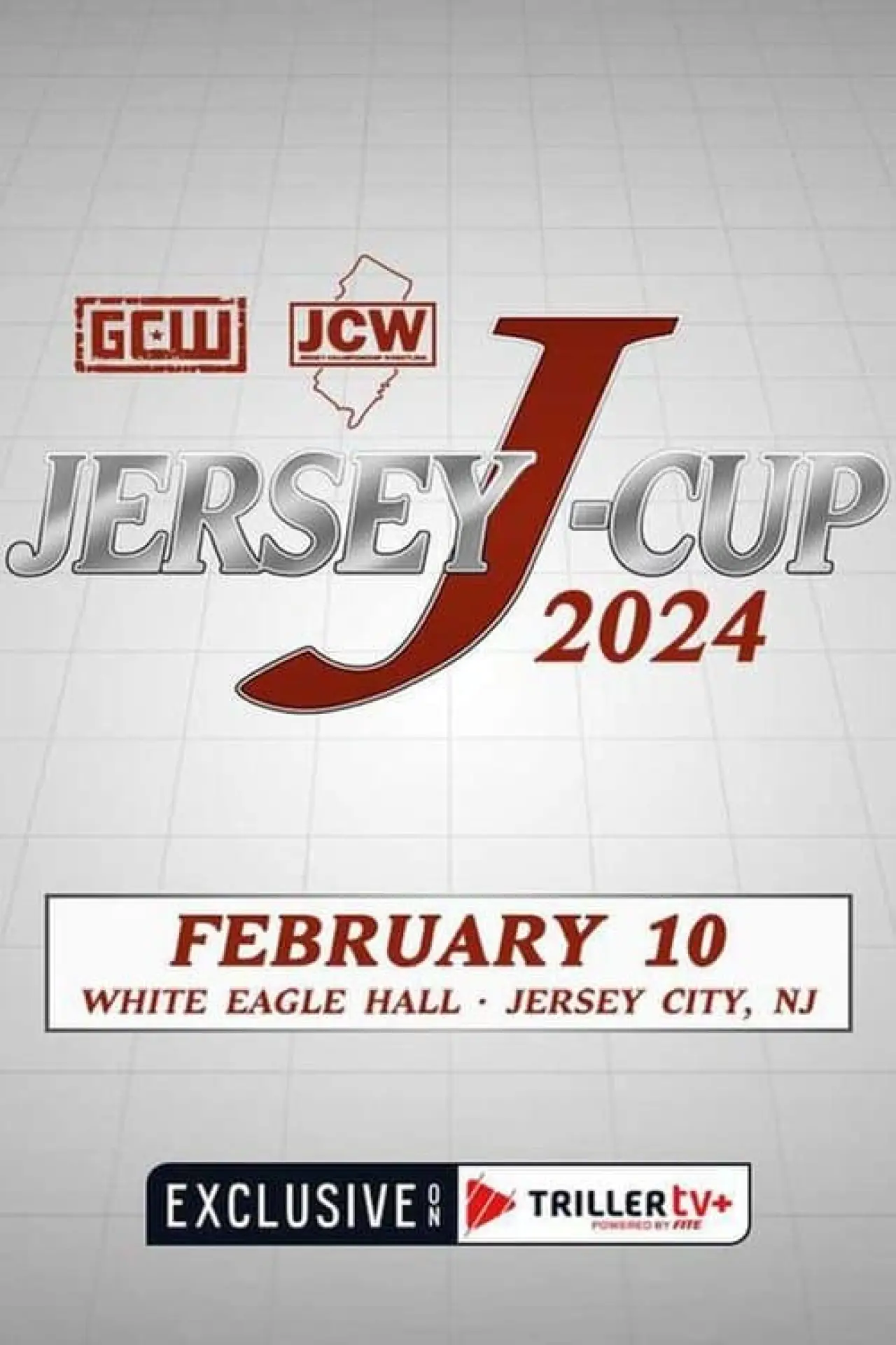 Plakat filmowy "GCW | JCW: Jersey J-Cup 2024, February 10th"